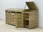 BinBreeze Wheelie Bin Store | 1–4 Bin Pressure Treated Timber Bin Storage