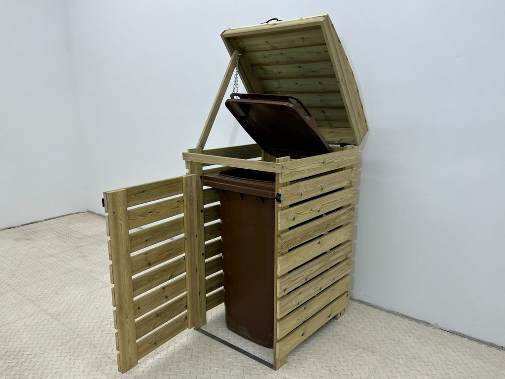BinBreeze Wheelie Bin Storage Unit | Wooden Bin Store &amp; Hideaway | 1&ndash;4 Bins