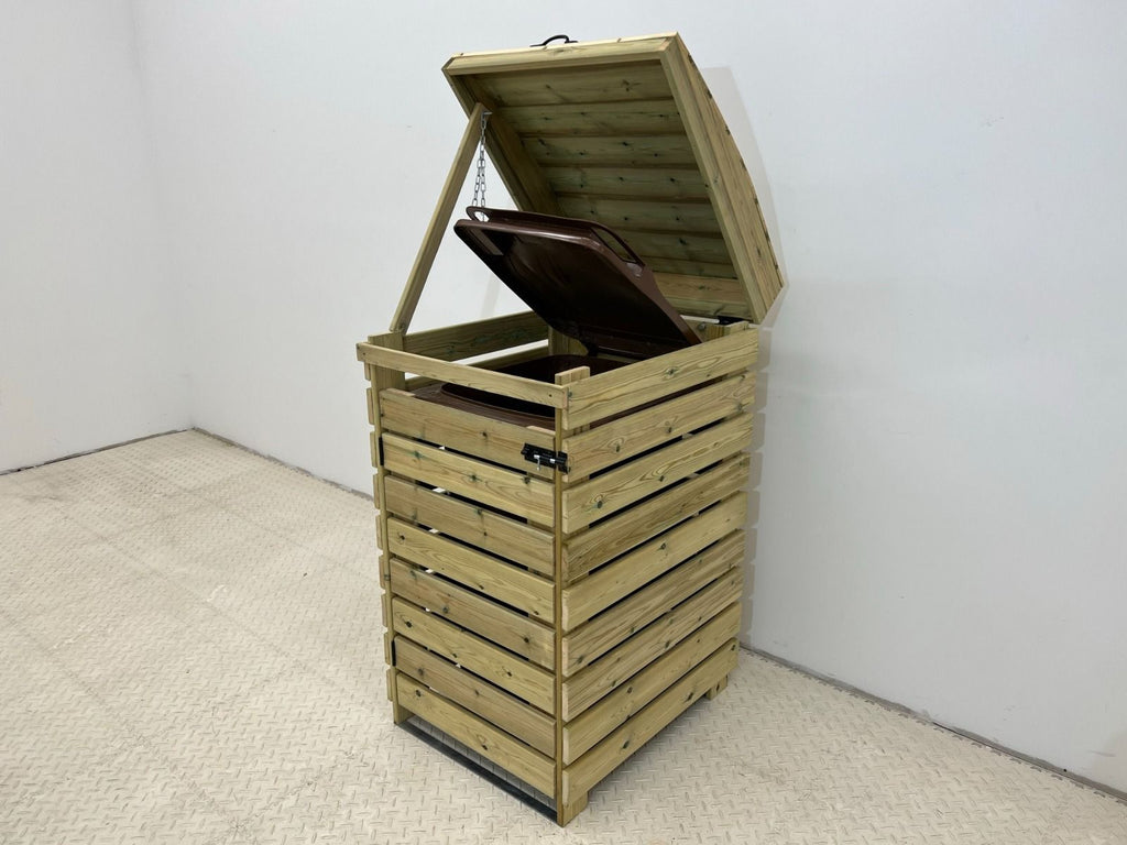 BinBreeze Wheelie Bin Storage Unit | Wooden Bin Store &amp; Hideaway | 1&ndash;4 Bins
