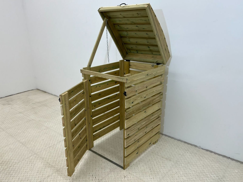 BinBreeze Wheelie Bin Storage Unit | Wooden Bin Store &amp; Hideaway | 1&ndash;4 Bins