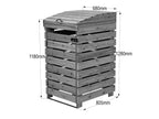 BinBreeze Wheelie Bin Store | 1–4 Bin Pressure Treated Timber Bin Storage