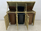 BinBreeze Wheelie Bin Store | 1–4 Bin Pressure Treated Timber Bin Storage