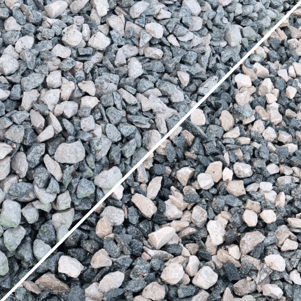 Black & White Limestone Gravel | 20mm Decorative Gravel Chippings