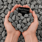 Black Diamond Gravel | 20mm Black Basalt Chippings