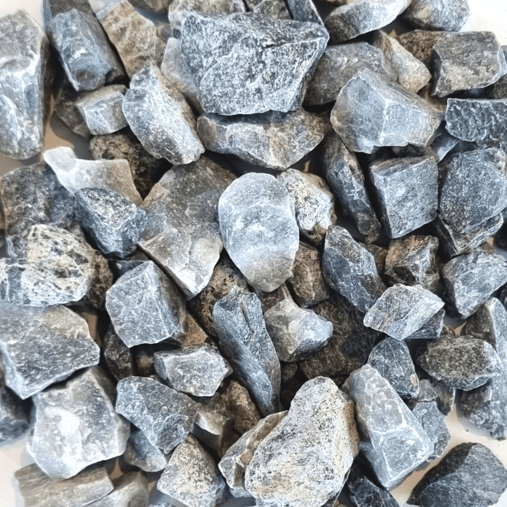 Black Ice Gravel | 20mm Black, Grey & White Marble Chippings