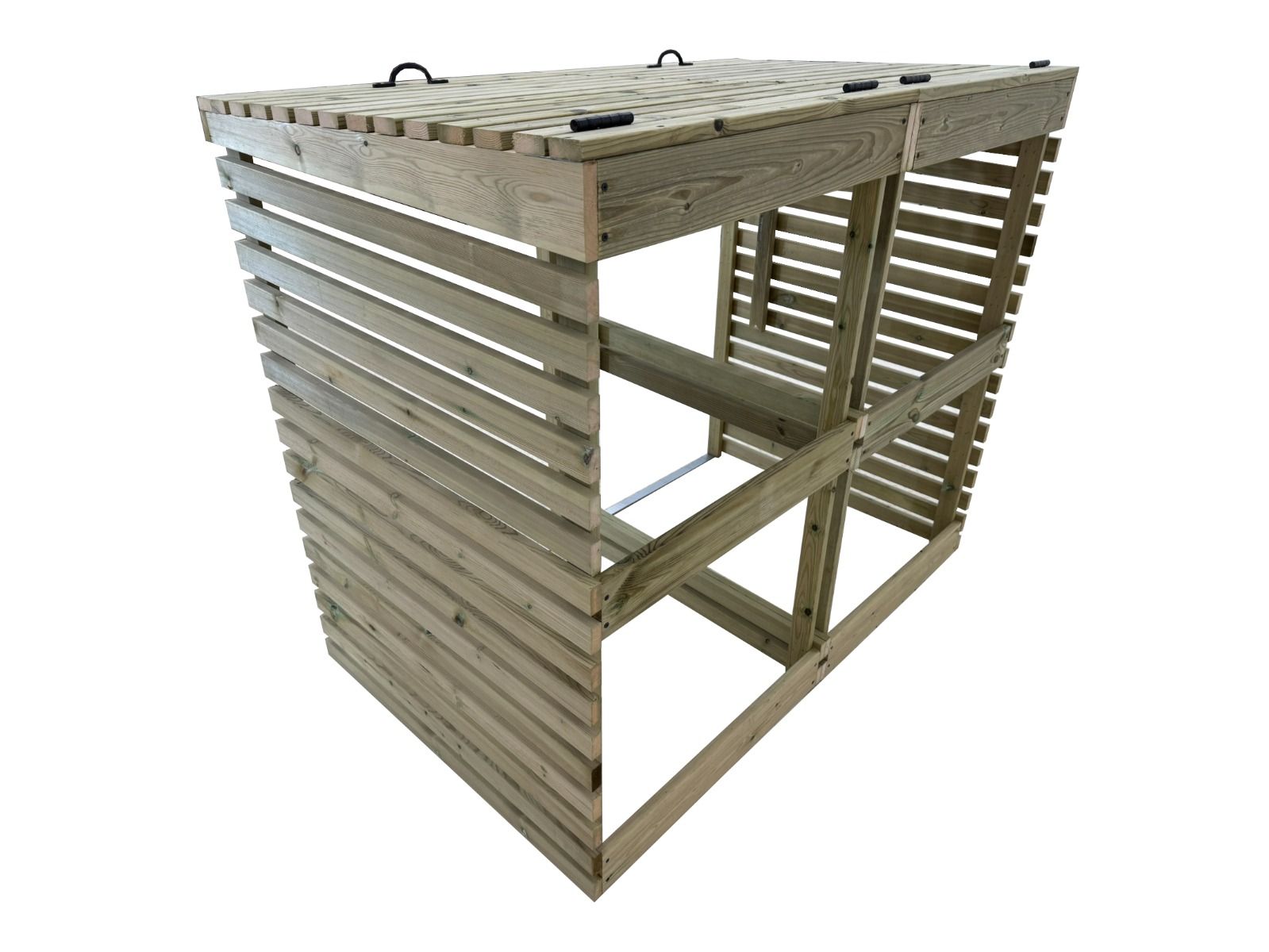 BinHaven Slatted Wheelie Bin Storage Unit | Ventilated Bin Store | 1&ndash;4 Bins
