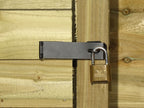 Wooden Garden Tool Storage with Shelf (Roof Sloping Back) W-99cm, H-126cm or 180cm, D-88cm