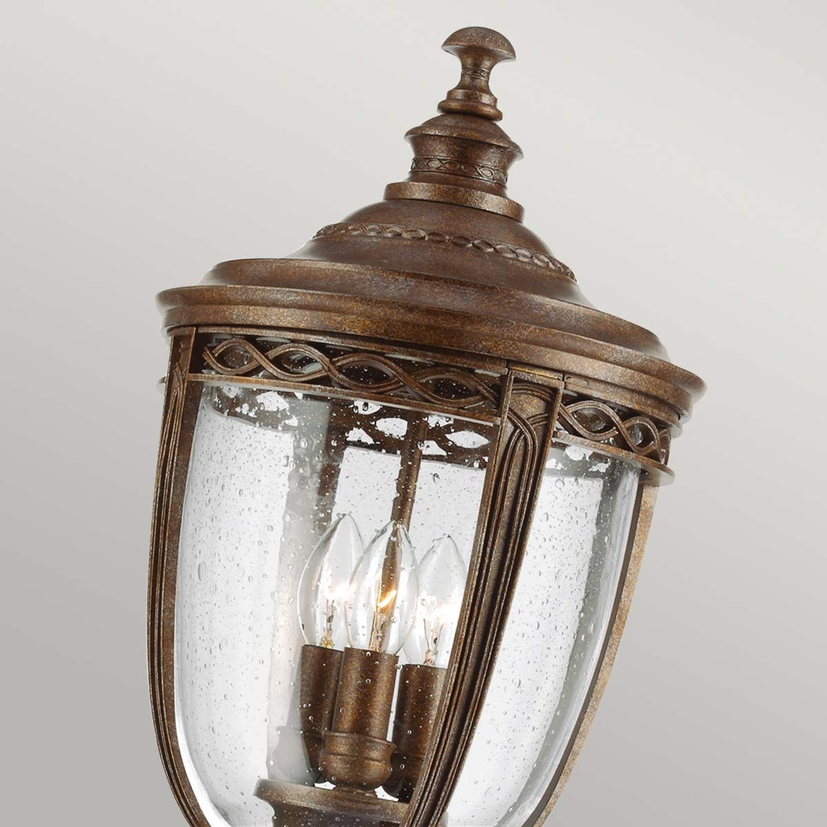 Victorian Avenue Lantern Lamp Post | Aged Bronze | Medium