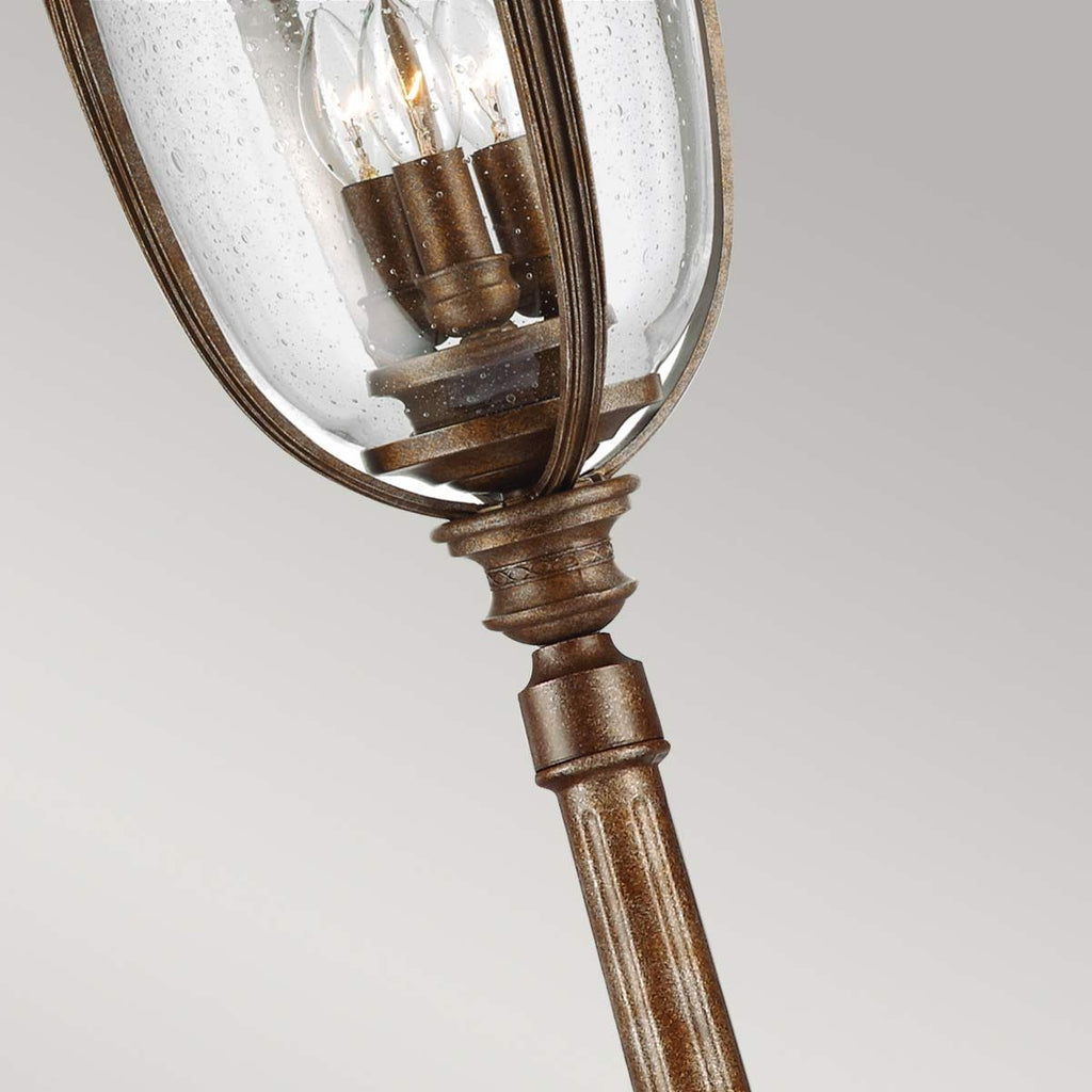 Victorian Avenue Lantern Lamp Post | Aged Bronze | Medium