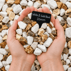 Gold & White Gravel | 20mm Blended Decorative Chippings