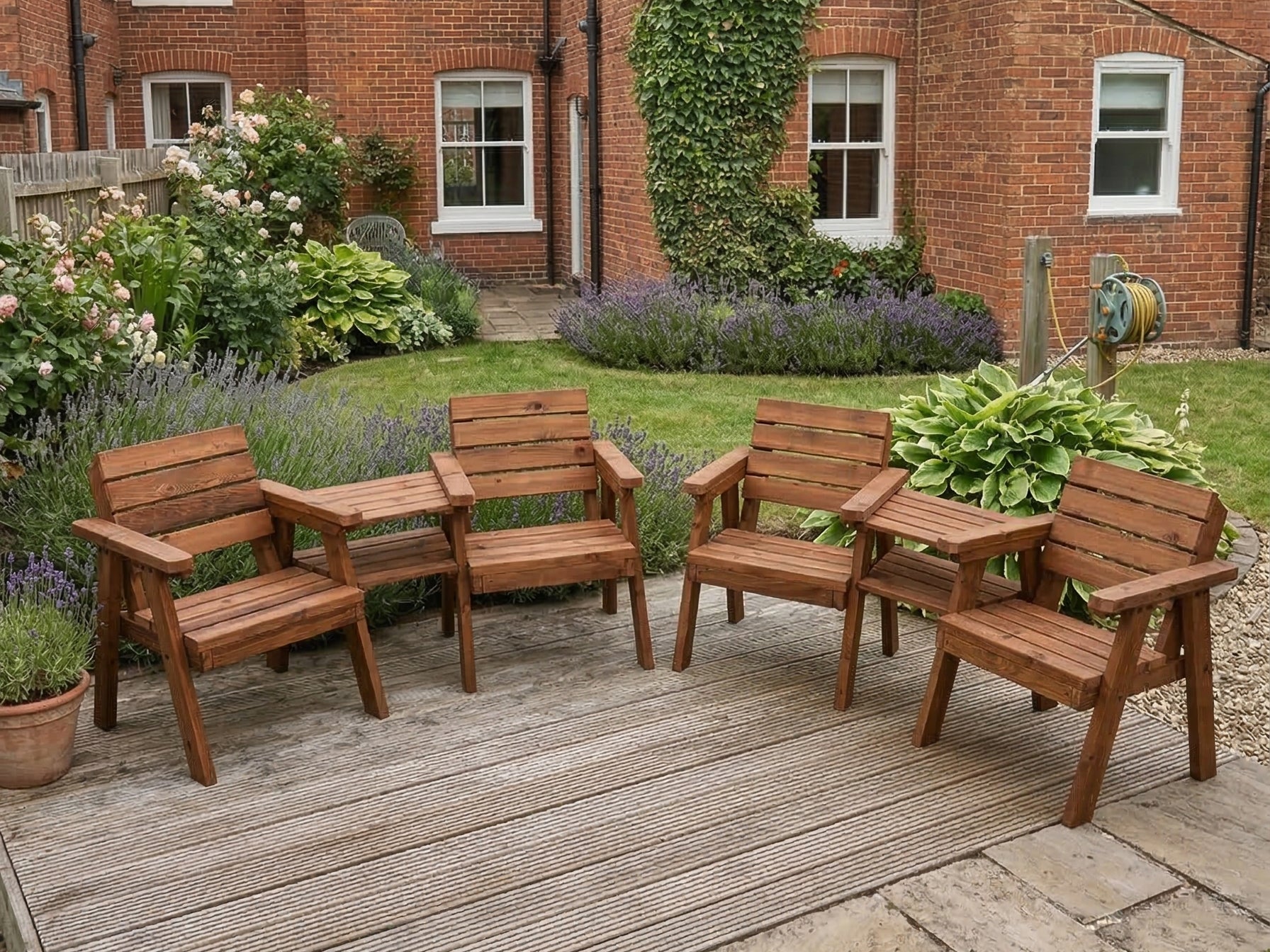 Consilium Heavy-Duty Twin Companion Garden Seat