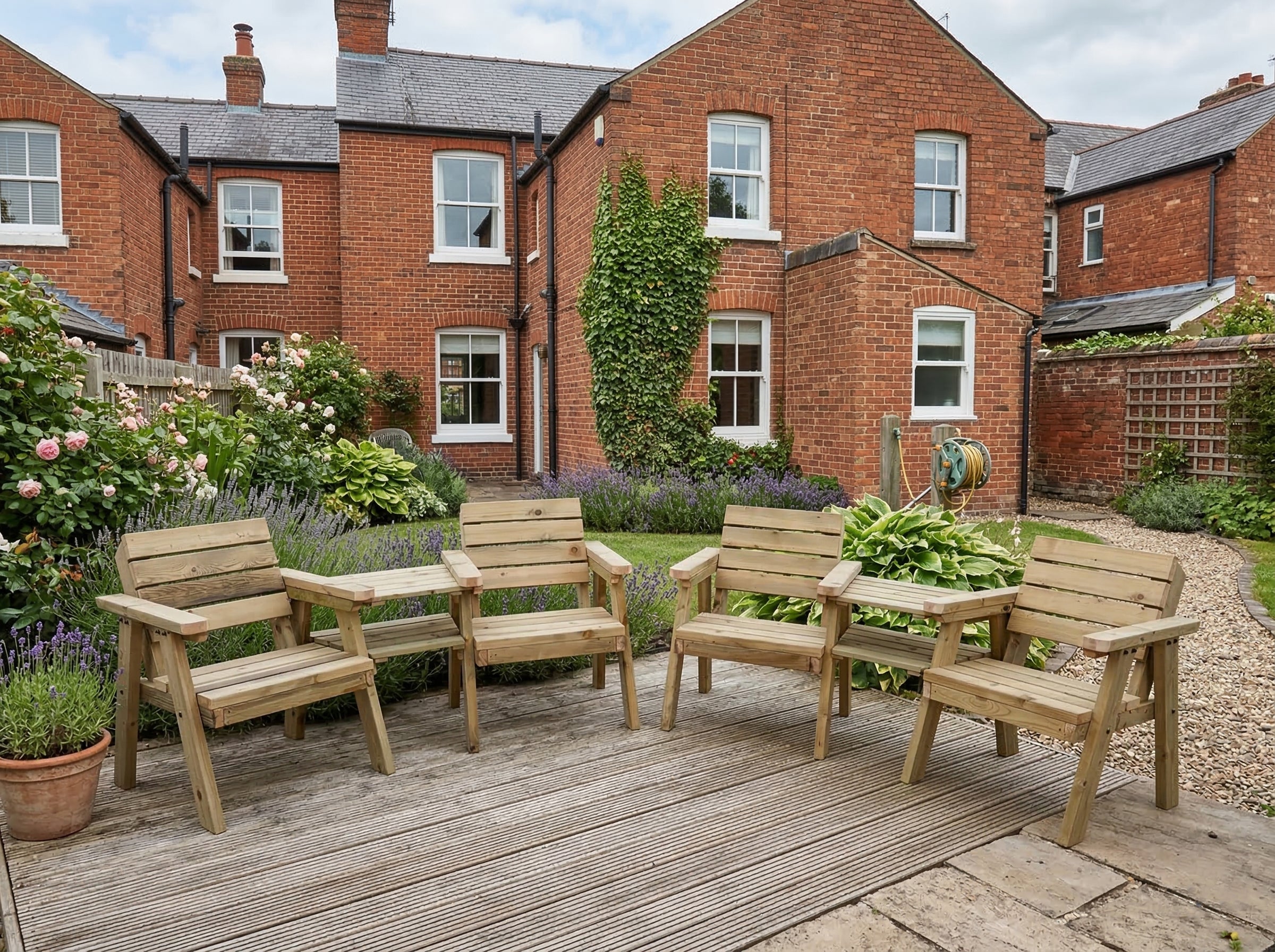 Consilium Heavy-Duty Twin Companion Garden Seat