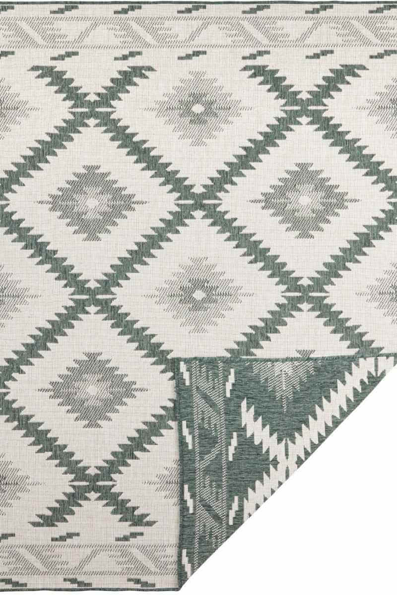 Malibu Indoor Outdoor Rug | Green Diamond Reversible | Runner & Rectangular
