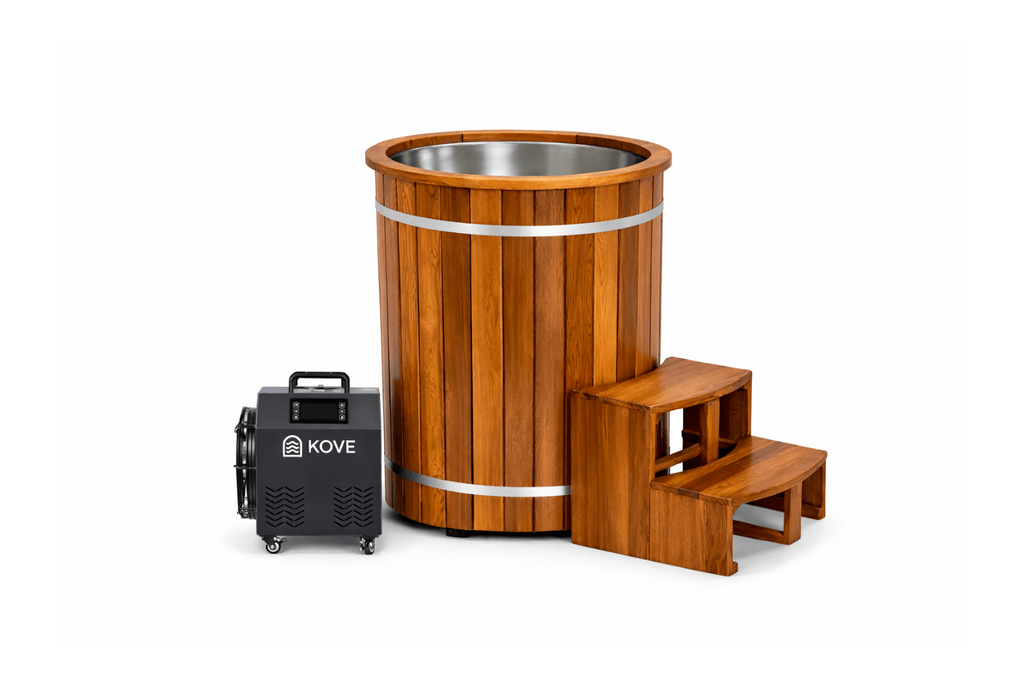 KOVE Cedar Ice Bath – Upright Cold Plunge