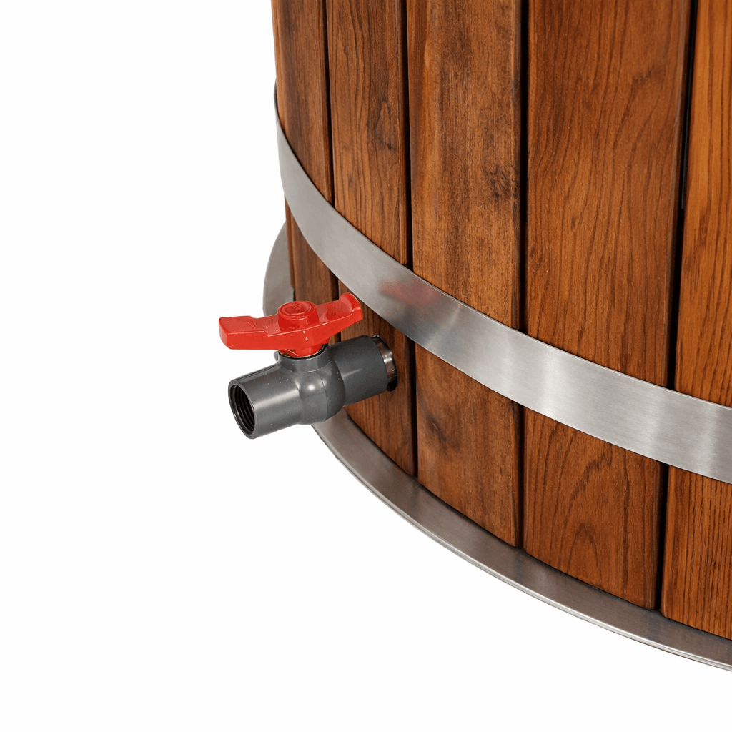 KOVE Oval Cedar Ice Bath – Reclined Cold Plunge