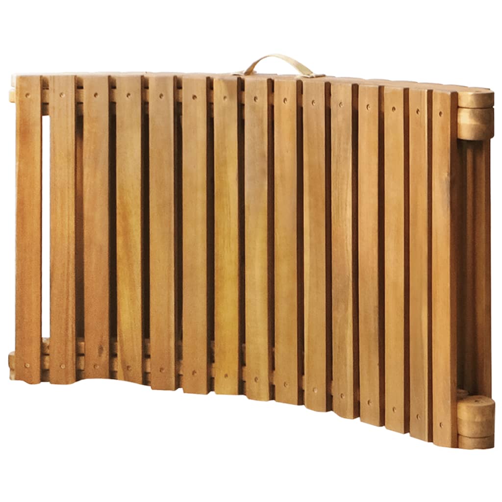 Aura Alcove Velka Acacia Wood Folding Sun Lounger | 184cm