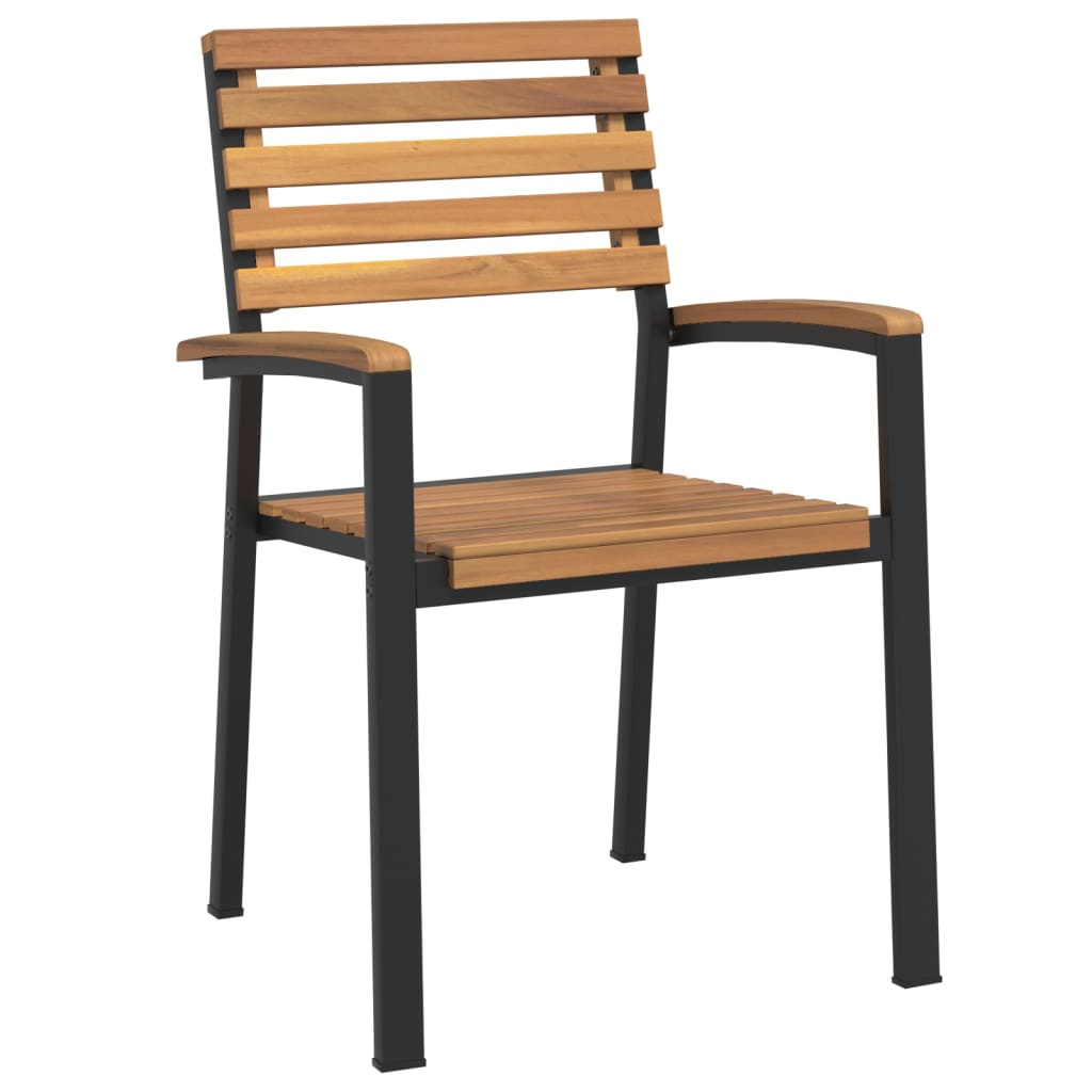 Aura Alcove Knura Acacia Wood Garden Dining Set | 140cm | 6 Seater