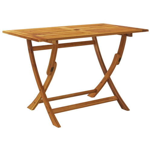 Aura Alcove Dottal Acacia Wood Garden Dining Set | 120cm | 4 Seater