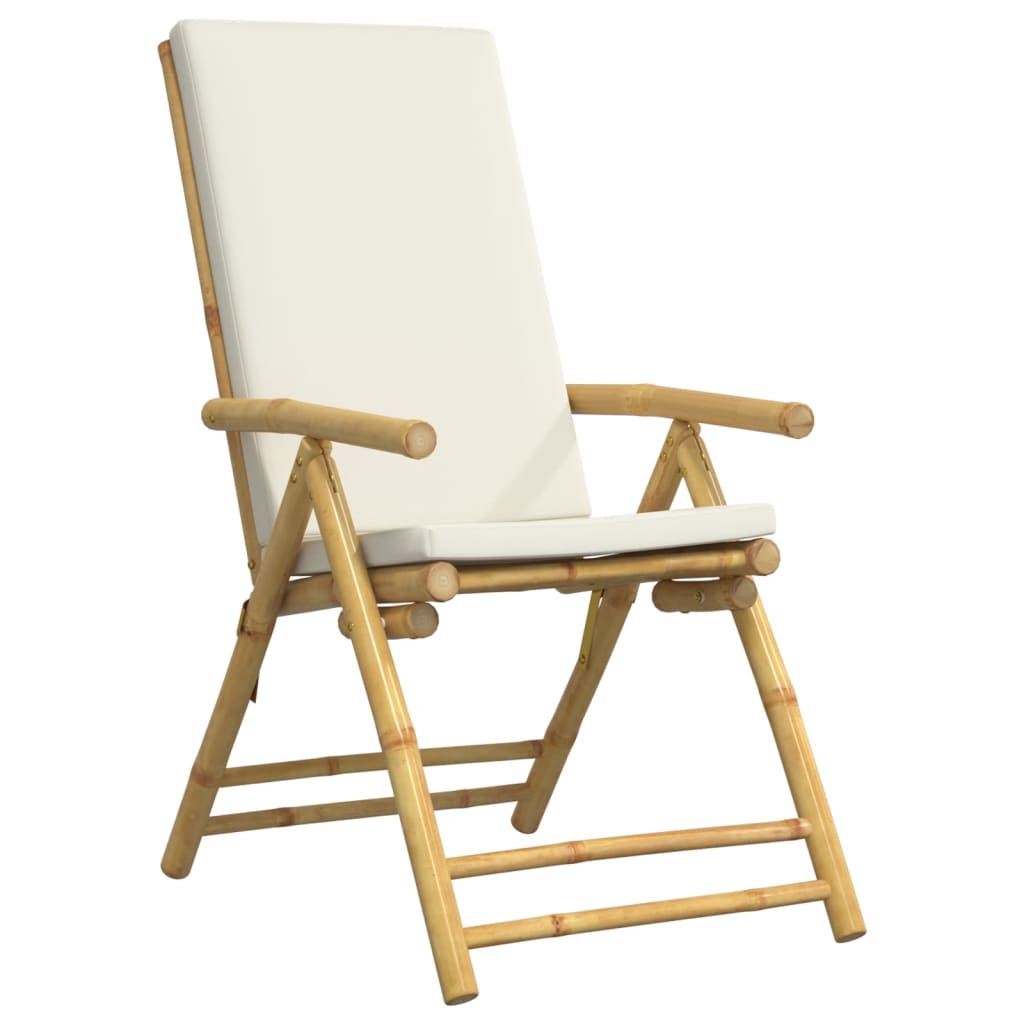 Aura Alcove Dalma Bamboo Folding Garden Bistro Set | 45cm | 2 Colours