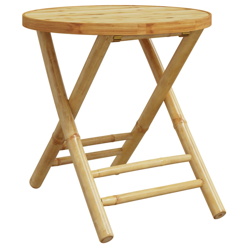 Aura Alcove Dalma Bamboo Folding Garden Bistro Set | 45cm | 2 Colours
