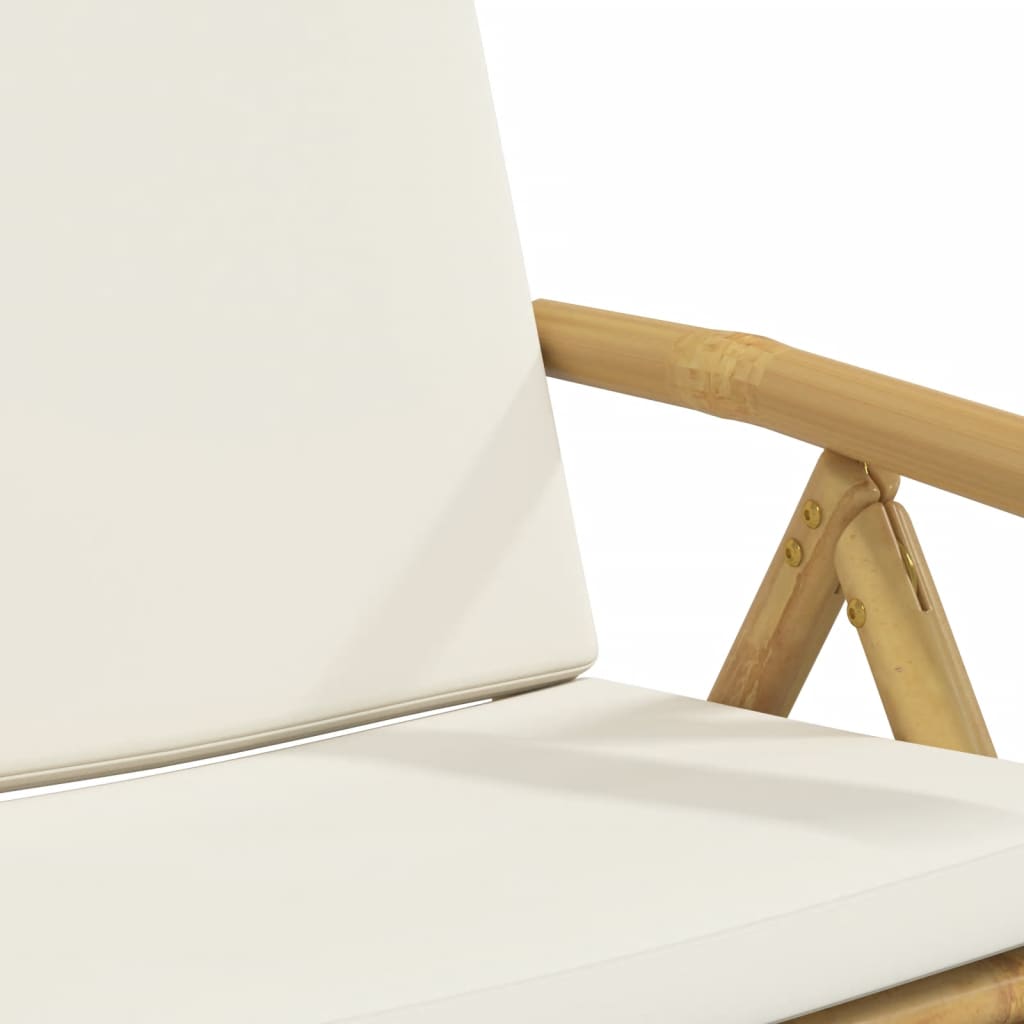 Aura Alcove Dalma Bamboo Folding Garden Bistro Set | 45cm | 2 Colours