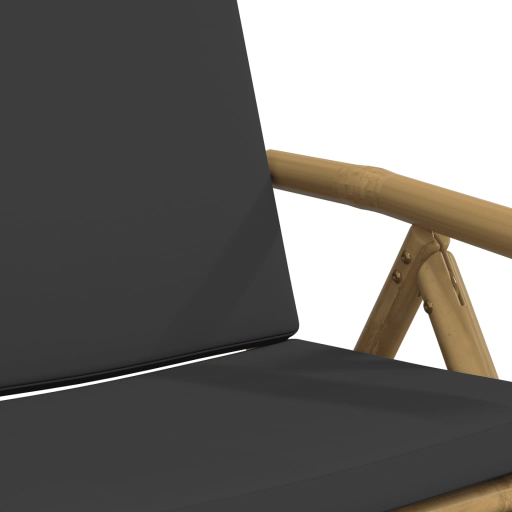 Aura Alcove Dalma Bamboo Folding Garden Bistro Set | 45cm | 2 Colours