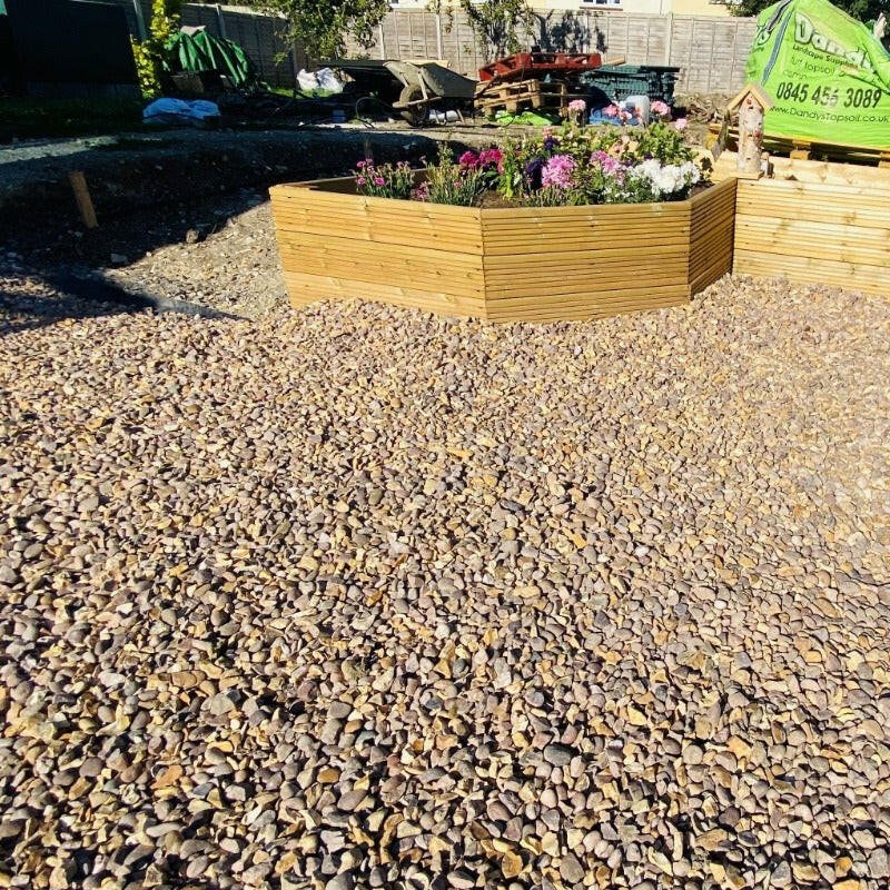 Pink Champagne Gravel | 20mm Designer Decorative Gravel