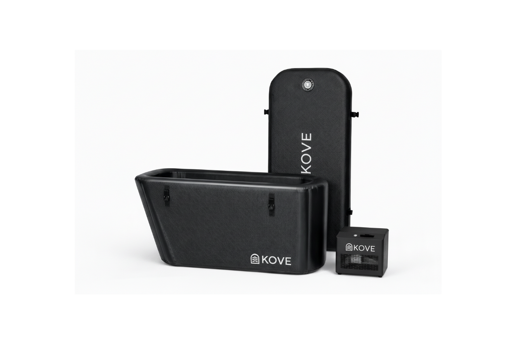 KOVE Elite Ice Bath – Premium Ergonomic Reclined Cold Plunge - Full Body Immersion - 450L (Chiller Compatible)