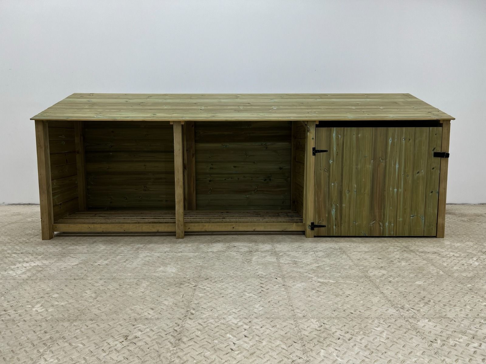 Wooden Garden Tool Storage W-335cm, H-126cm or 180cm, D-88cm