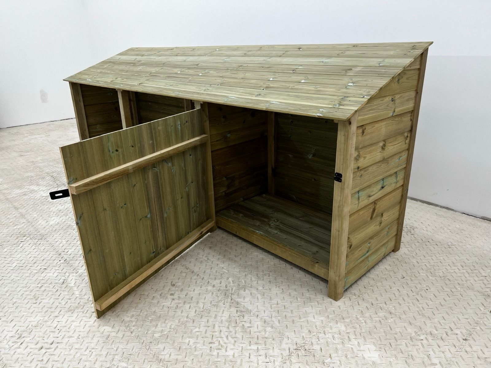 Wooden Garden Tool Storage W-335cm, H-126cm or 180cm, D-88cm
