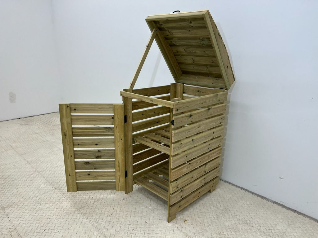 BinBreeze Wheelie Bin Storage Unit | Wooden Bin Store &amp; Hideaway | 1&ndash;4 Bins
