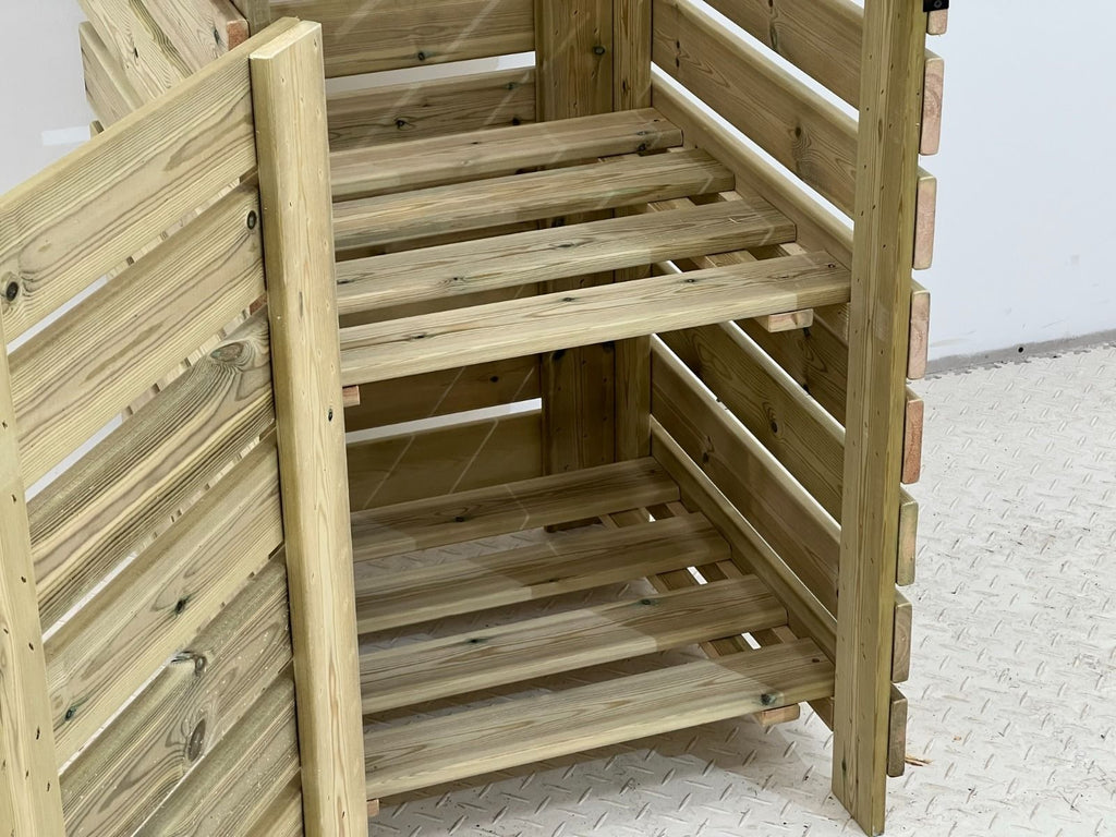 BinBreeze Wheelie Bin Storage Unit | Wooden Bin Store &amp; Hideaway | 1&ndash;4 Bins