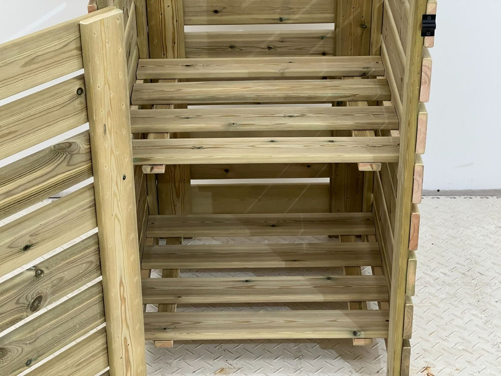BinBreeze Wheelie Bin Storage Unit | Wooden Bin Store &amp; Hideaway | 1&ndash;4 Bins