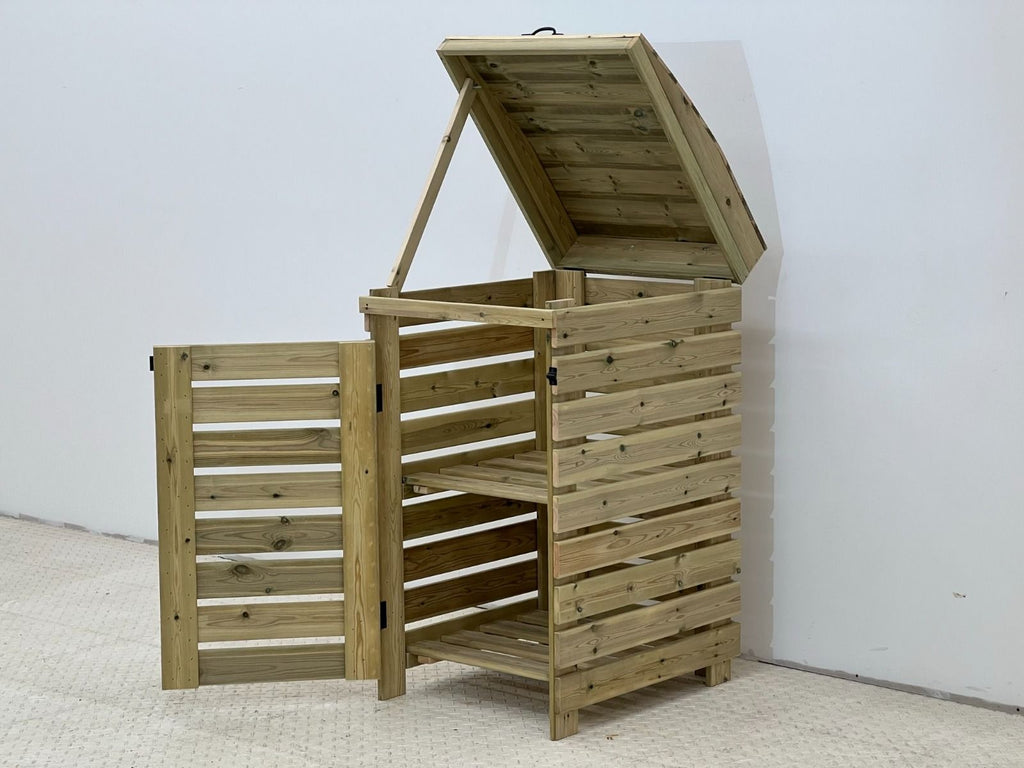 BinBreeze Wheelie Bin Storage Unit | Wooden Bin Store &amp; Hideaway | 1&ndash;4 Bins