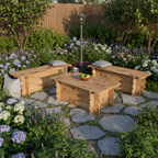 Wooden Interlock Bench Set