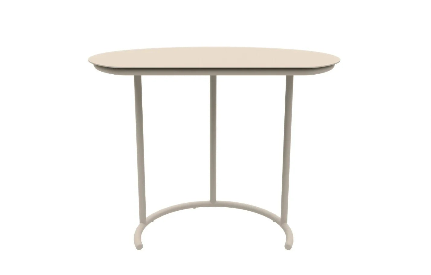 Kiki C-Shaped Metal Garden Side Table