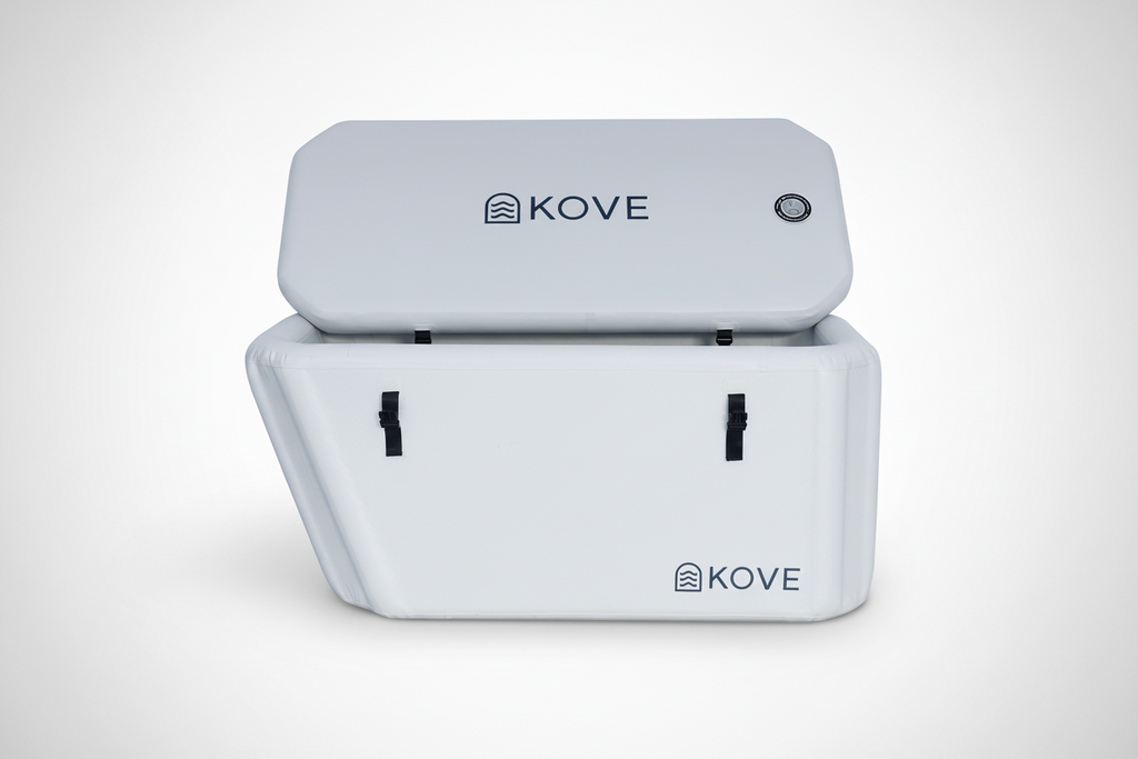 KOVE Elite Ice Bath – Premium Ergonomic Reclined Cold Plunge - Full Body Immersion - 450L (Chiller Compatible)
