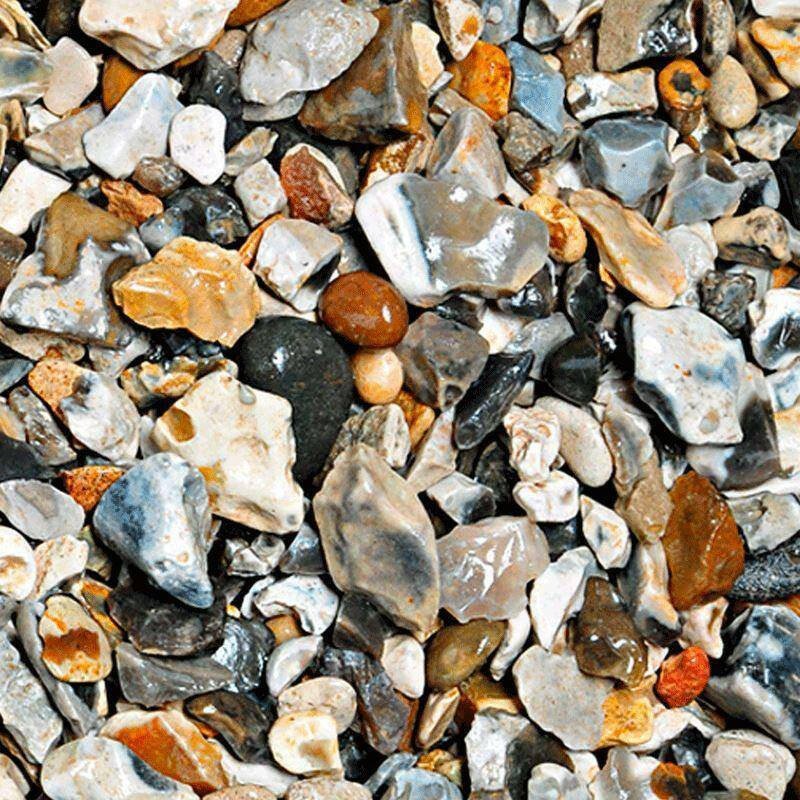 Moonstone Gravel | 20mm Black, White & Gold Decorative Gravel
