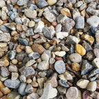 Moonstone Gravel | 20mm Black, White & Gold Decorative Gravel