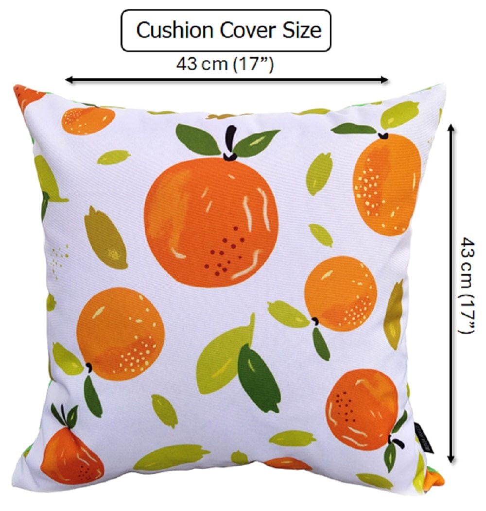 Summer Fruits Waterproof Cushion Covers 43x43cm | Reversible Indoor & Outdoor | Olivia Rocco