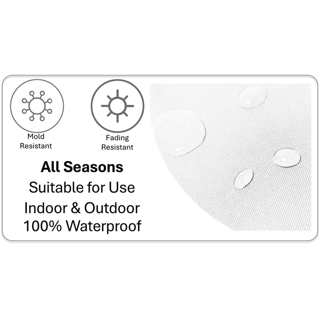 Milano Waterproof Cushion Covers 43x43cm | Reversible Indoor & Outdoor | Olivia Rocco