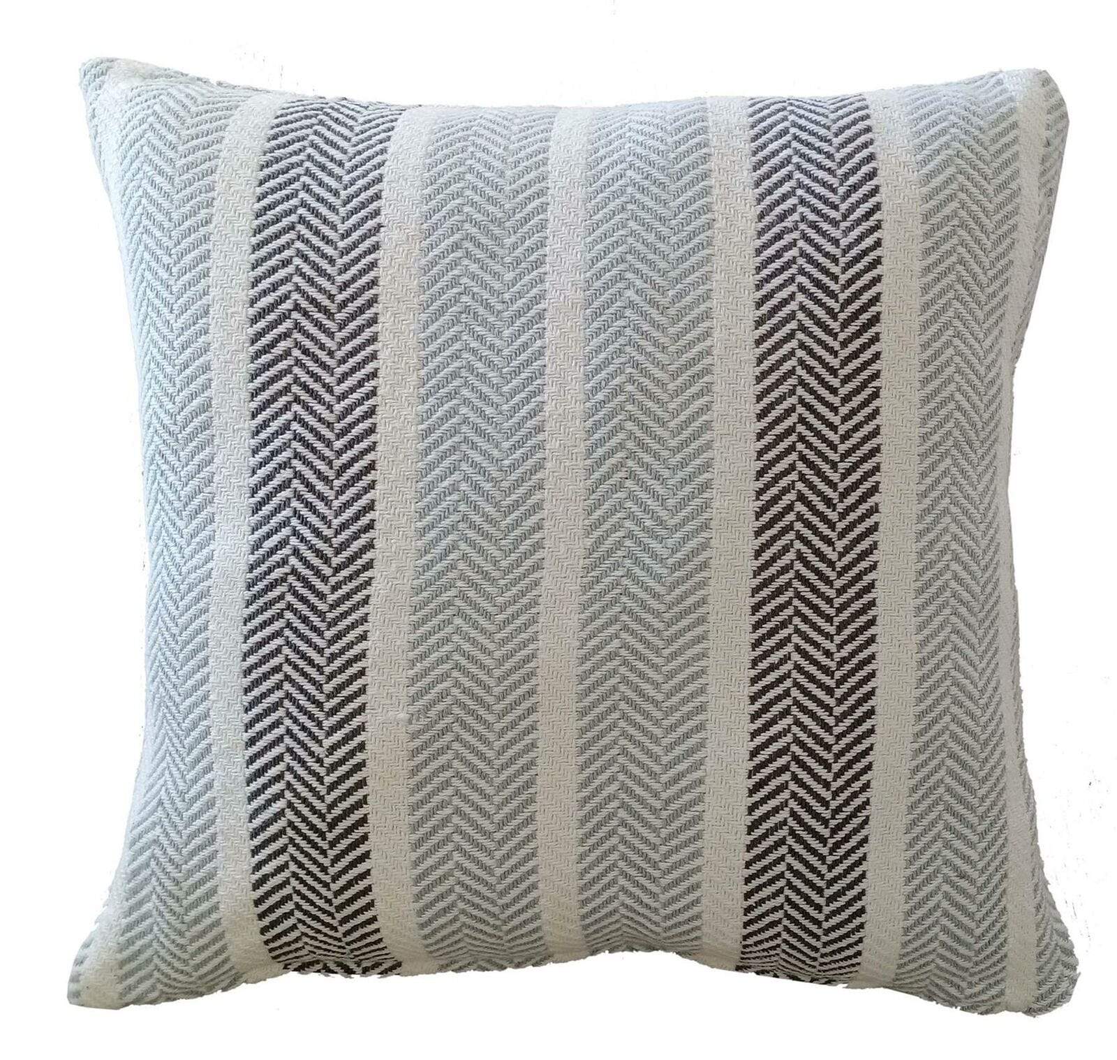 Zara Striped Cotton Cushion Covers | 100% Indian Cotton with Zip | Olivia Rocco