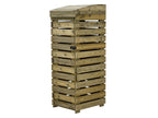 BinBreeze 3-Bay Recycling Store | Pressure Treated Timber Recycling Box Storage