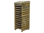 BinBreeze 3-Bay Recycling Store | Pressure Treated Timber Recycling Box Storage