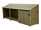 Wooden Garden Tool Storage W-335cm, H-126cm or 180cm, D-88cm