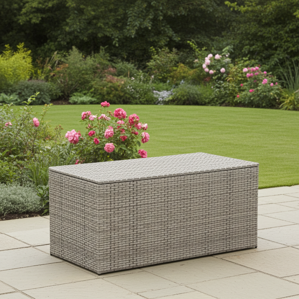 Palma Rattan Cushion Storage Box – 149 x 76 x 70 cm