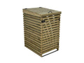 BinHaven Slatted Wheelie Bin Storage Unit | Ventilated Bin Store | 1&ndash;4 Bins