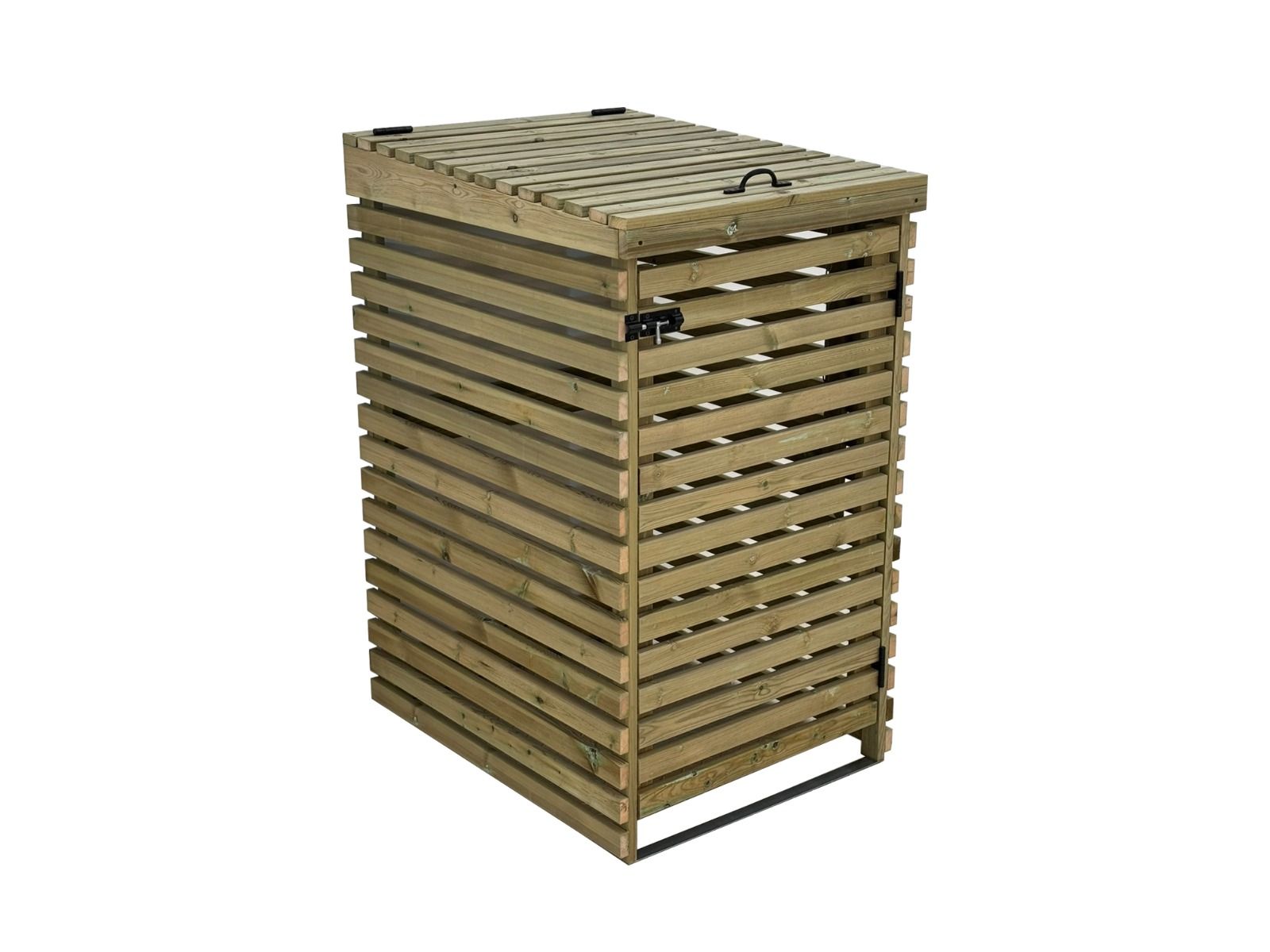 BinHaven Slatted Wheelie Bin Storage Unit | Ventilated Bin Store | 1&ndash;4 Bins