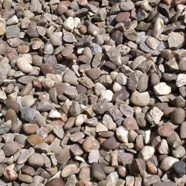 Staffordshire Pink Gravel | 10mm or 20mm Rounded Pink Gravel