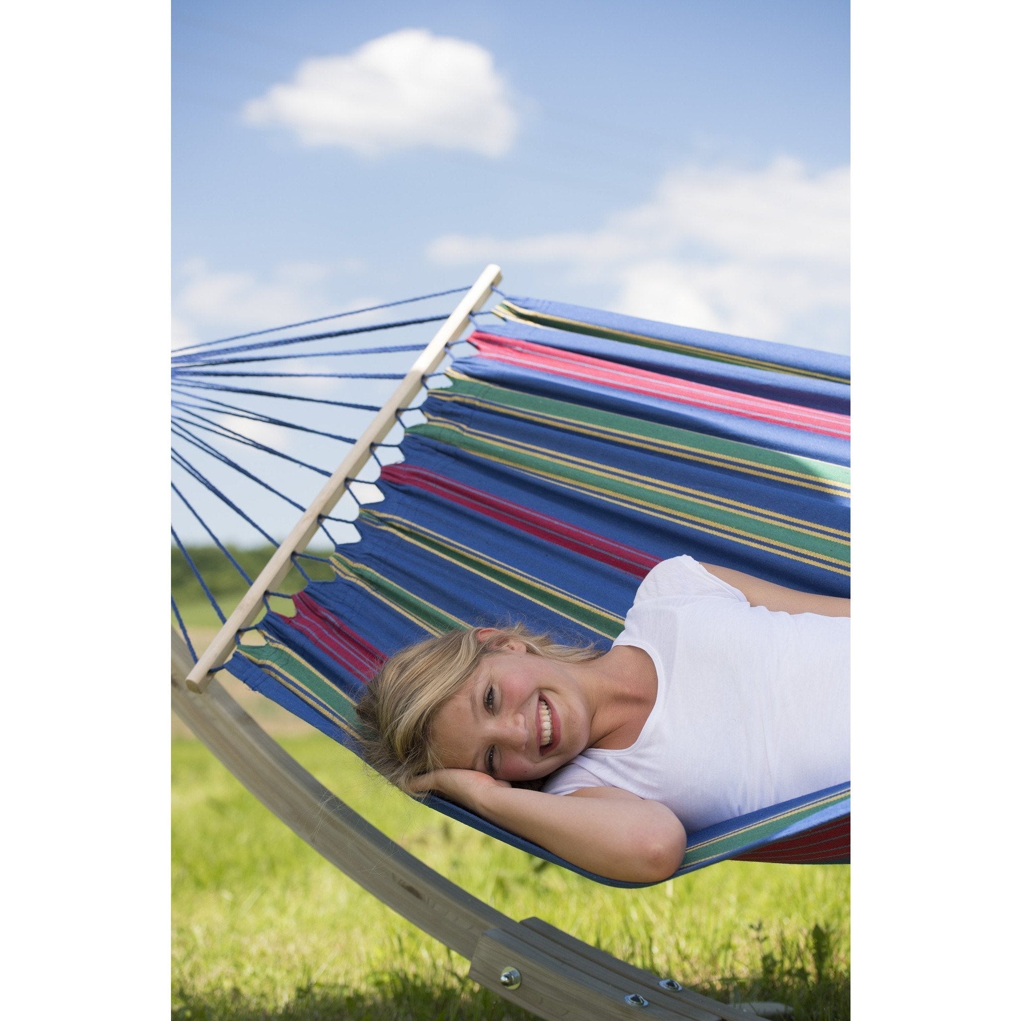 Amazonas Star Juniper Hammock Set with Kronos Stand | Weatherproof EllTex | 180kg
